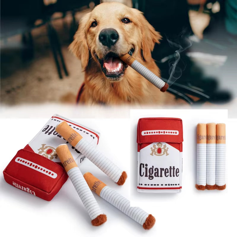 Stuffed pet cigarette.