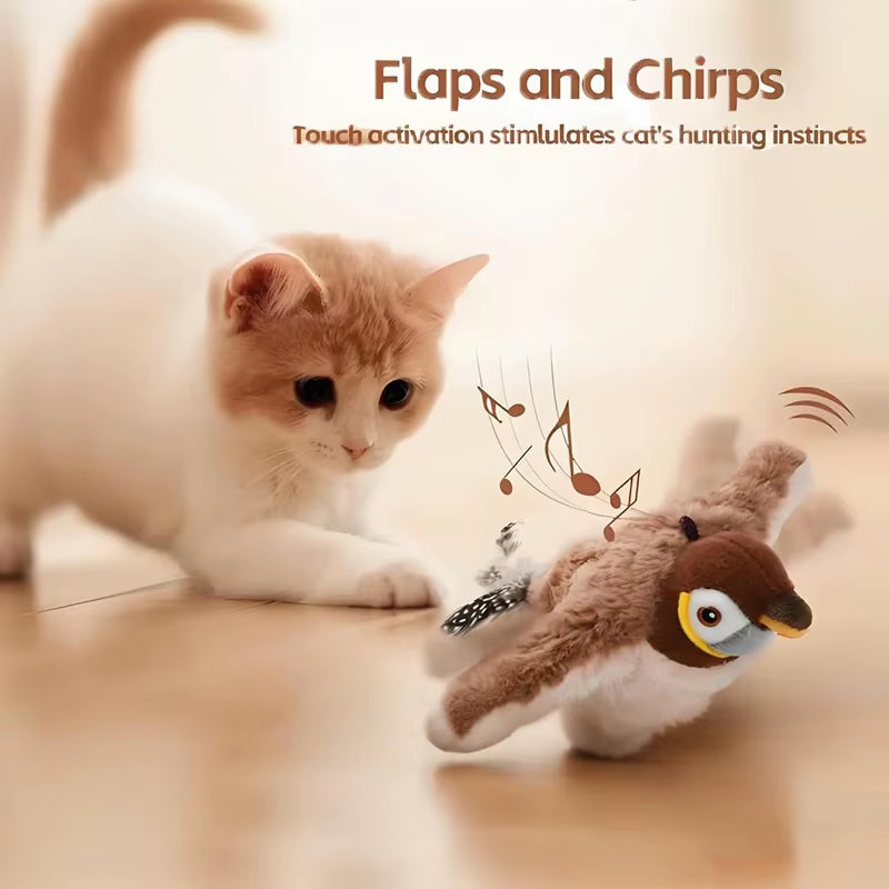 Rechargeable Bird Interactive Plush Toy.