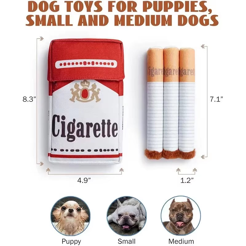 Stuffed pet cigarette.